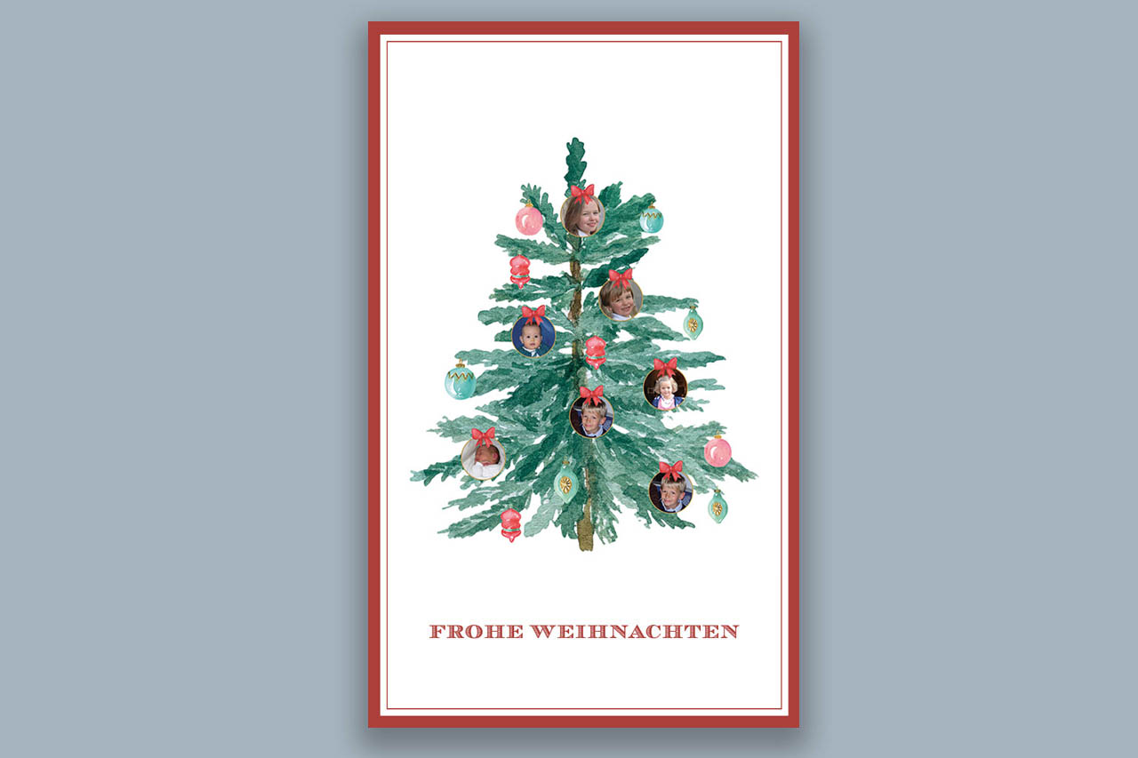 Exklusive und klassische Weihnachtskarten gestalten lassen