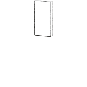 Anhänger Format groß Klappkarte