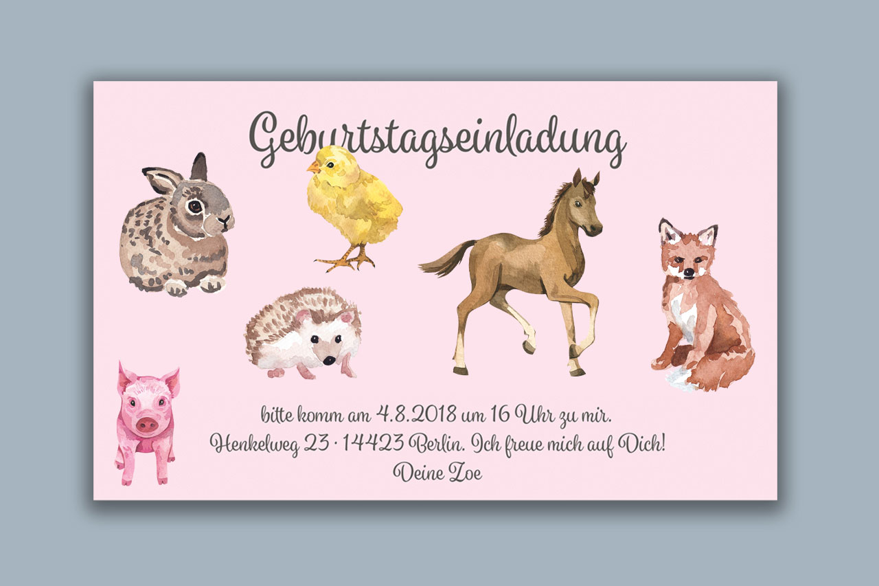 Exklusive und klassische Kindergeburtstagseinladungen gestalten lassen Exklusive und klassische Kindergeburtstagseinladungen gestalten lassen