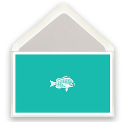 Einladungskarte Fisch