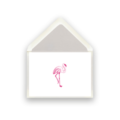Klappkarte Flamingo