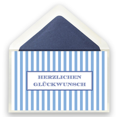 Klappkarte Herzlichen Glückwunsch Junge