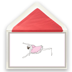 Klappkarte Ballerina