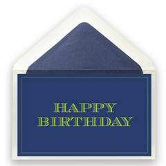 Klappkarte Happy Birthday