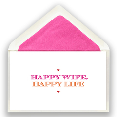 Karte Happy Wife