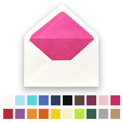 C6 Kuverts Crown Mill vellum white (16.2 x 11,4 cm) 50 Stück