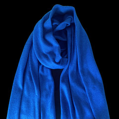 Cashmere Schal "Zula" royal blue