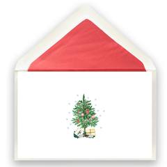  Klappkarte Weihnachtsbaum mit Geschenken