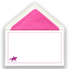 Karte Pferd Dressur pink