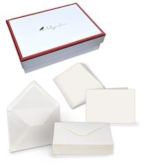 Box mit Büttenkarten und Kuverts