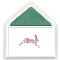 Klappkarte Hase klassisch
