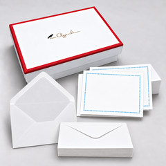 Box mit Briefkarten und Kuverts "Pünktchen-Girlande"