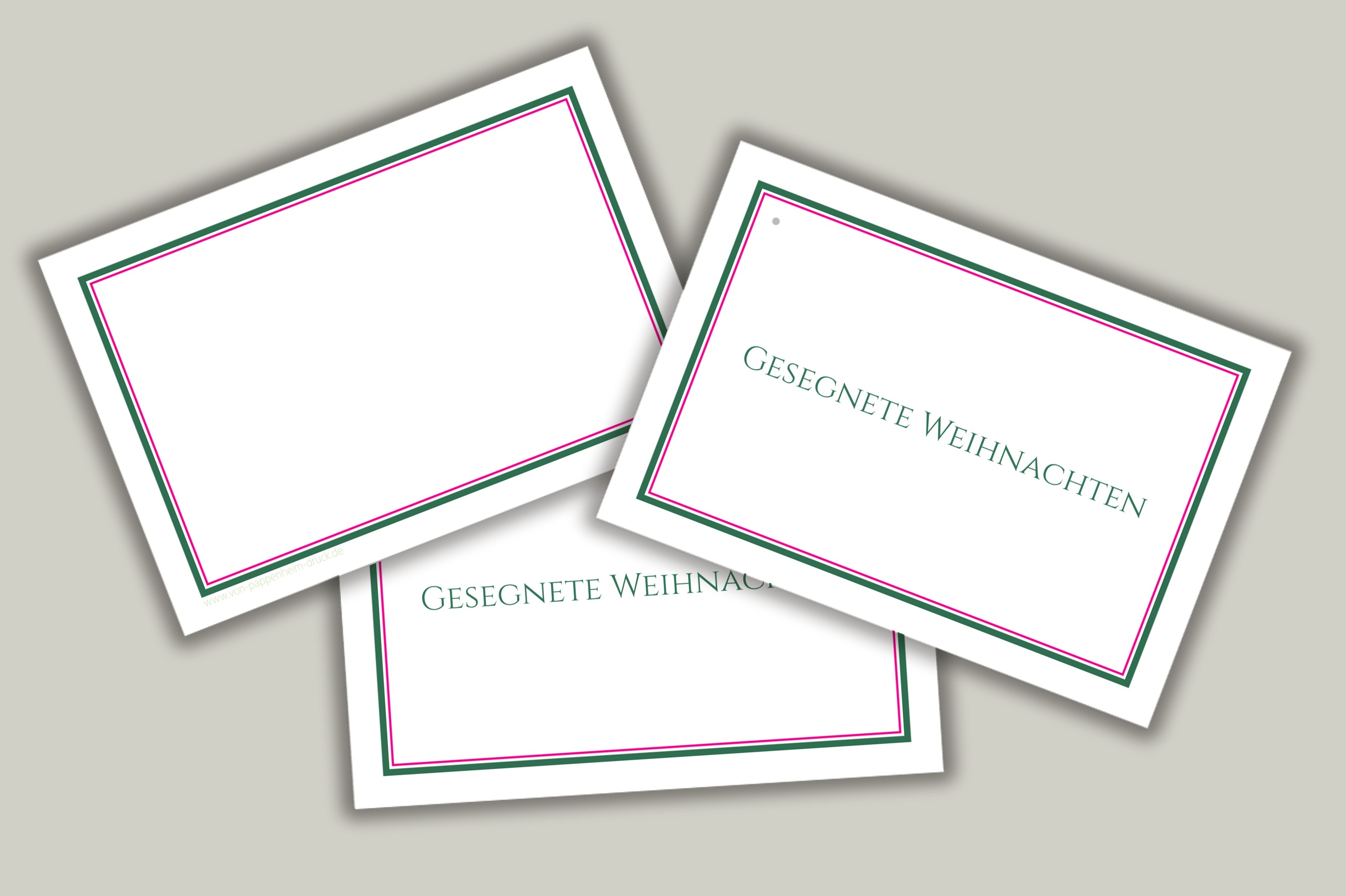 Zweifarbiger Geschenkrahmen – Anwendungsbeispiel 1