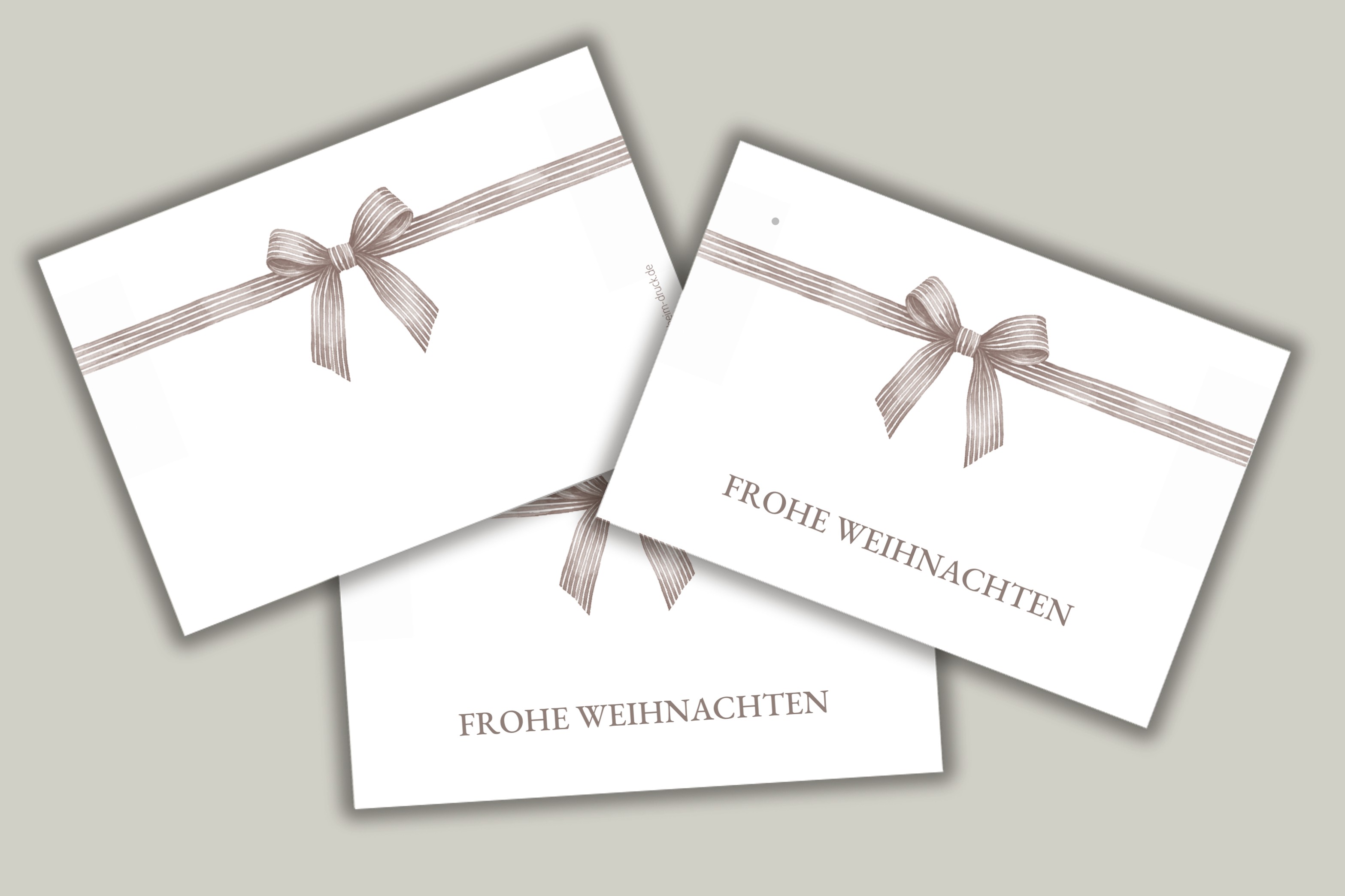 Gestreifte Geschenkschleife – Anwendungsbeispiel 1