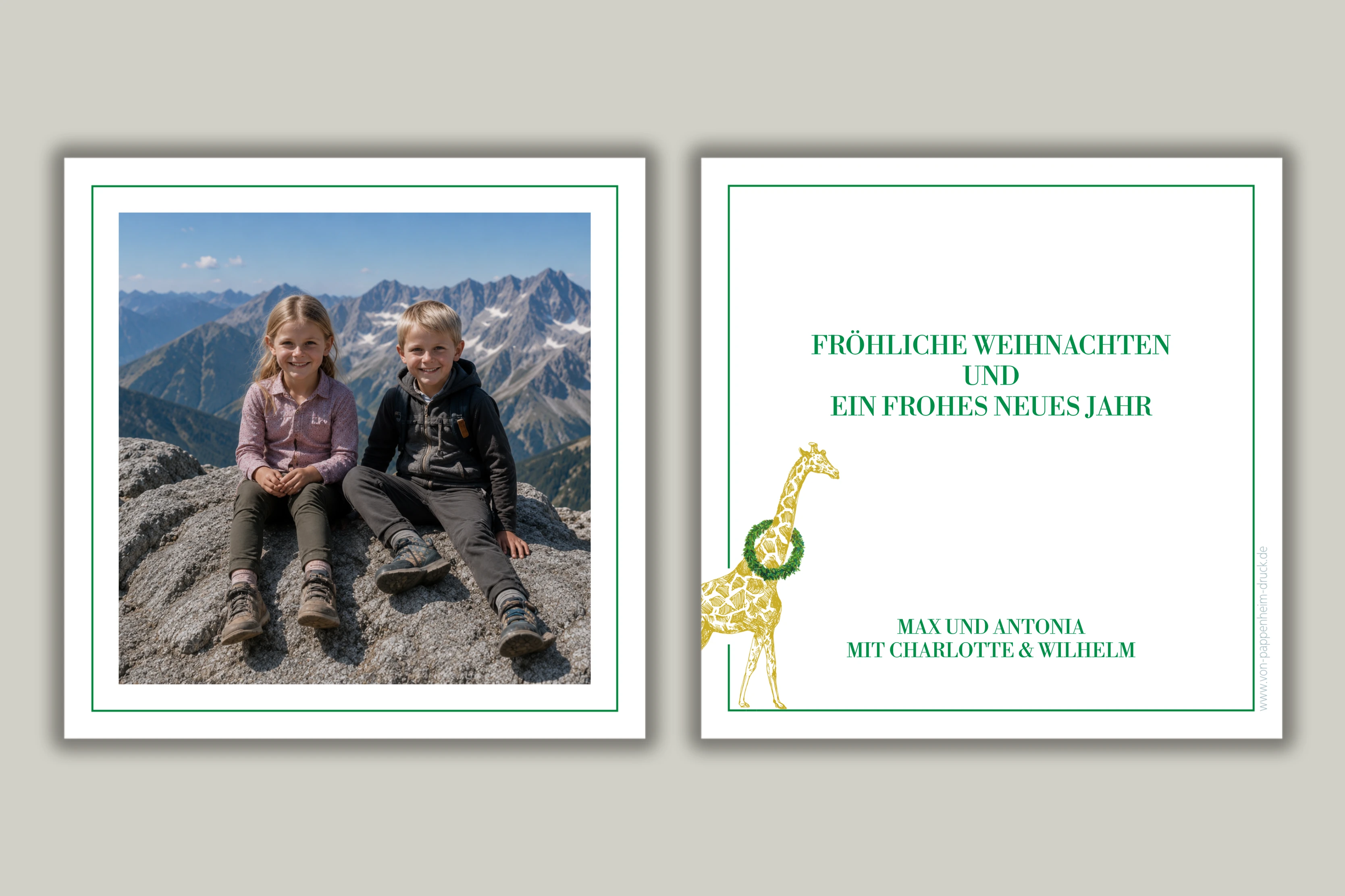 Fröhliche Giraffenpost – Anwendungsbeispiel 1