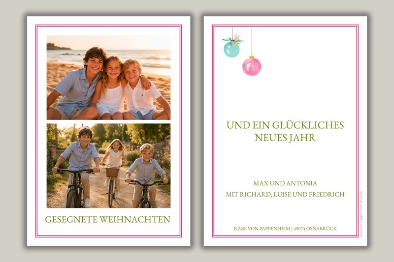Pinker Kugelrahmen
