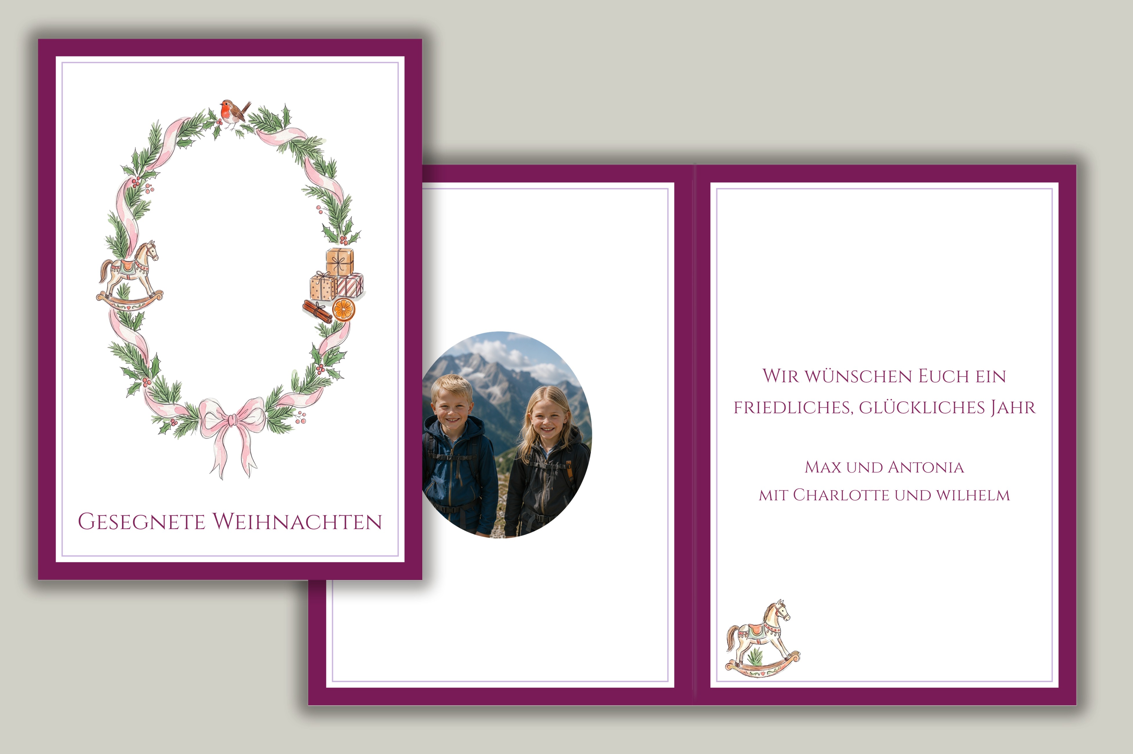 Weihnachtskarten 1046 – Anwendungsbeispiel 1