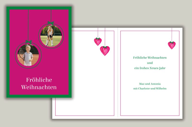Pinke Fotokugeln
