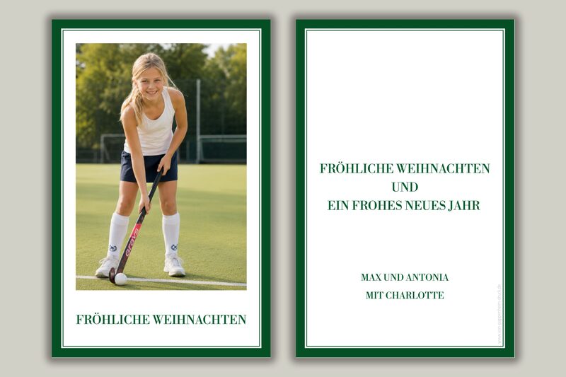 Tannengrüner Festgruß